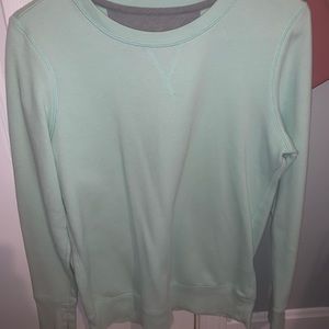 mint green crew neck